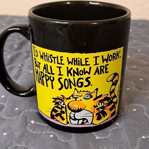 I'd whistle while I work but all I know is happy songs coffee mug - Picture 1 of 4